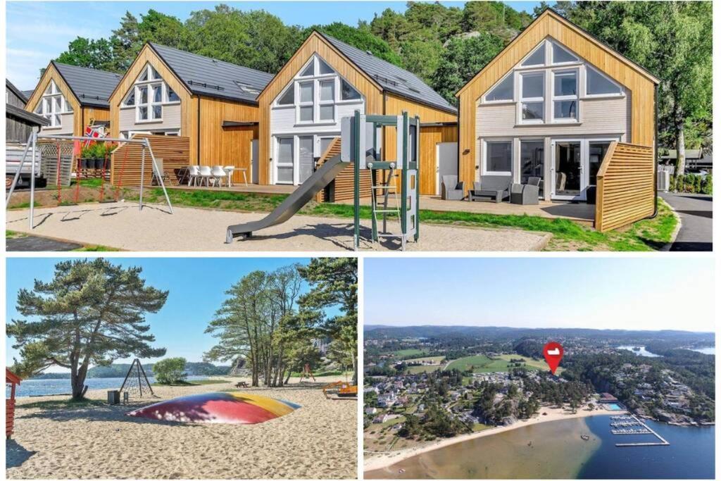 Nybygd feriebolig rett ved strand til leie! Kristiansand Eksteriør bilde